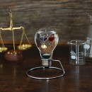 科学玩具 インテリア 「ガラスフロート温度計　電球」